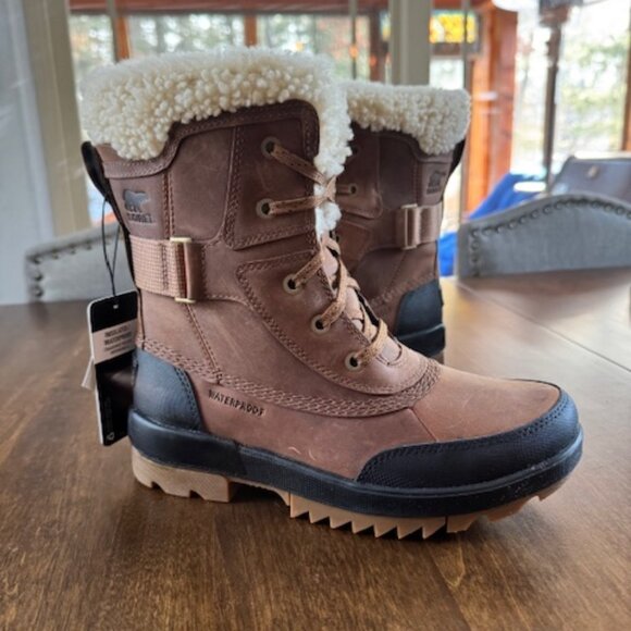 Sorel Tivoli IV Parc Waterproof Snow Boots Women's - Velvet Tan Fur - Picture 2 of 6